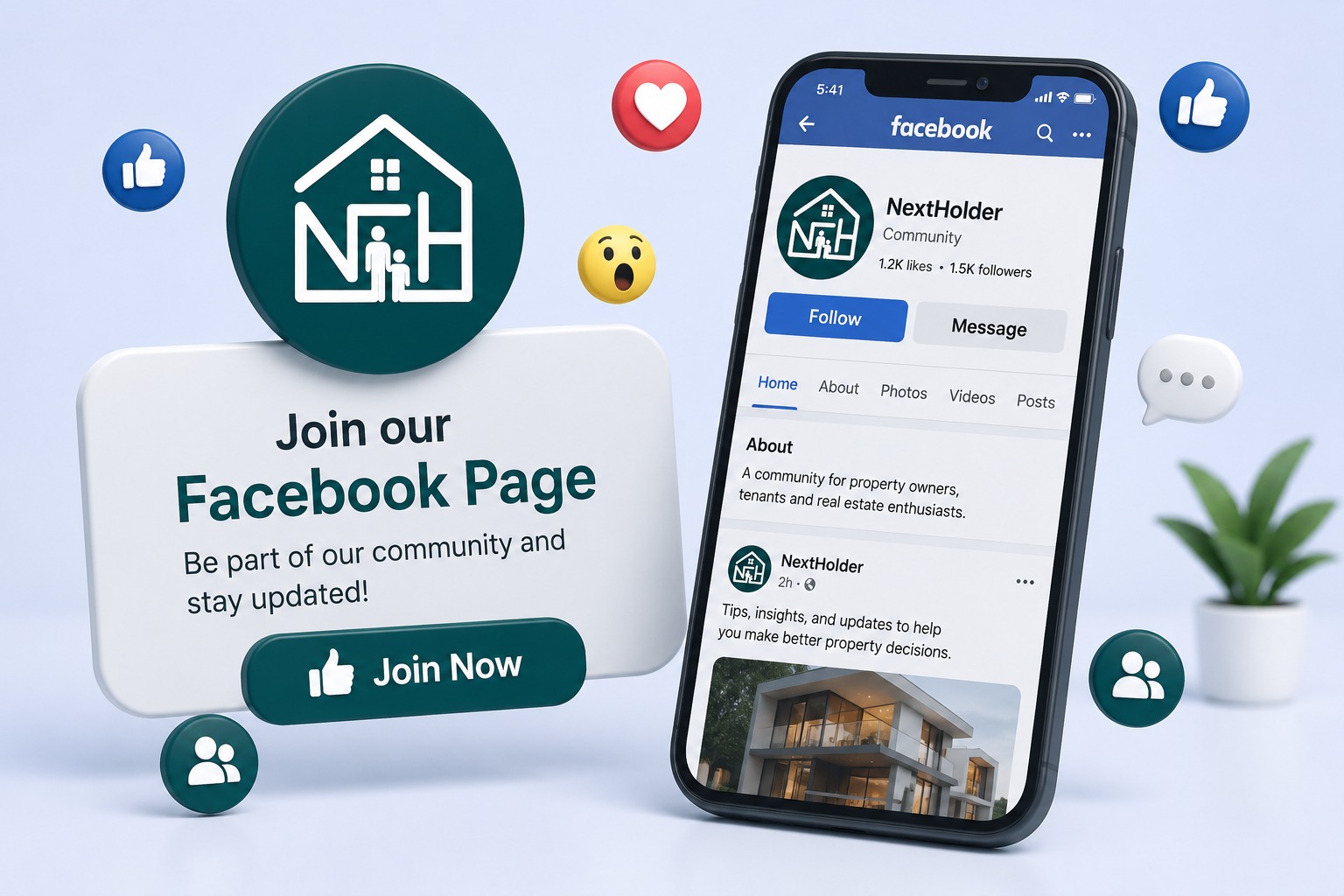 NextHolder Facebook community